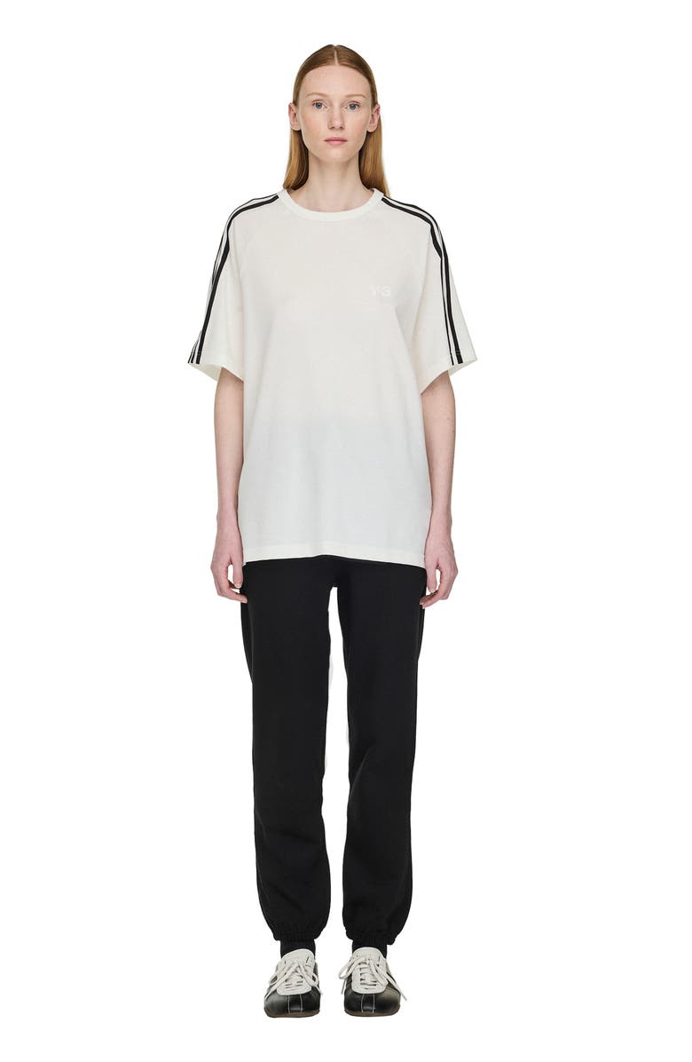 Y-3 3-Stripes T-Shirt, Alternate, color, White