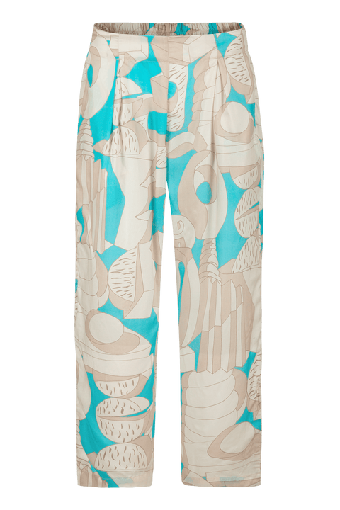Yarma Printed Wide-Leg Pants