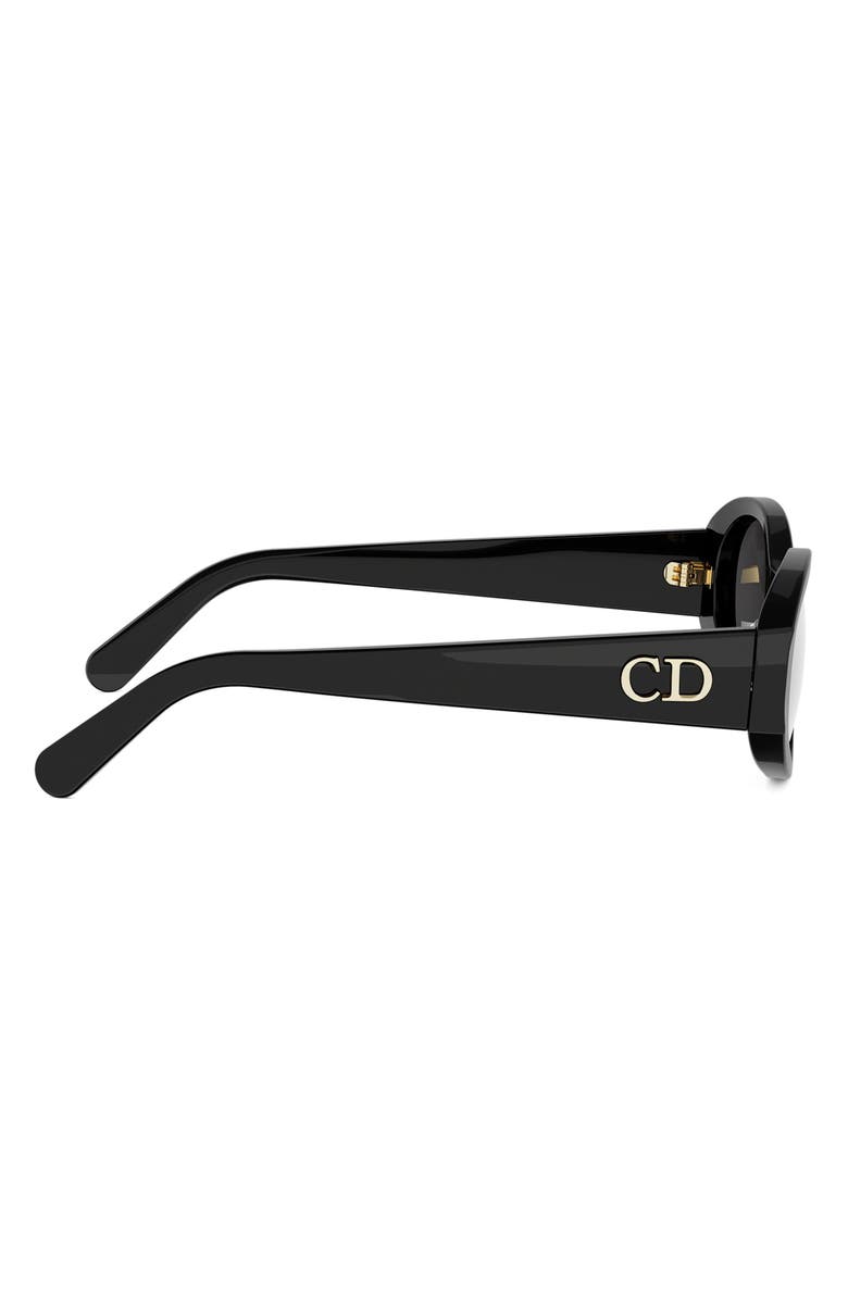 DIOR Glow B1I 51mm Oval Sunglasses, Alternate, color, 