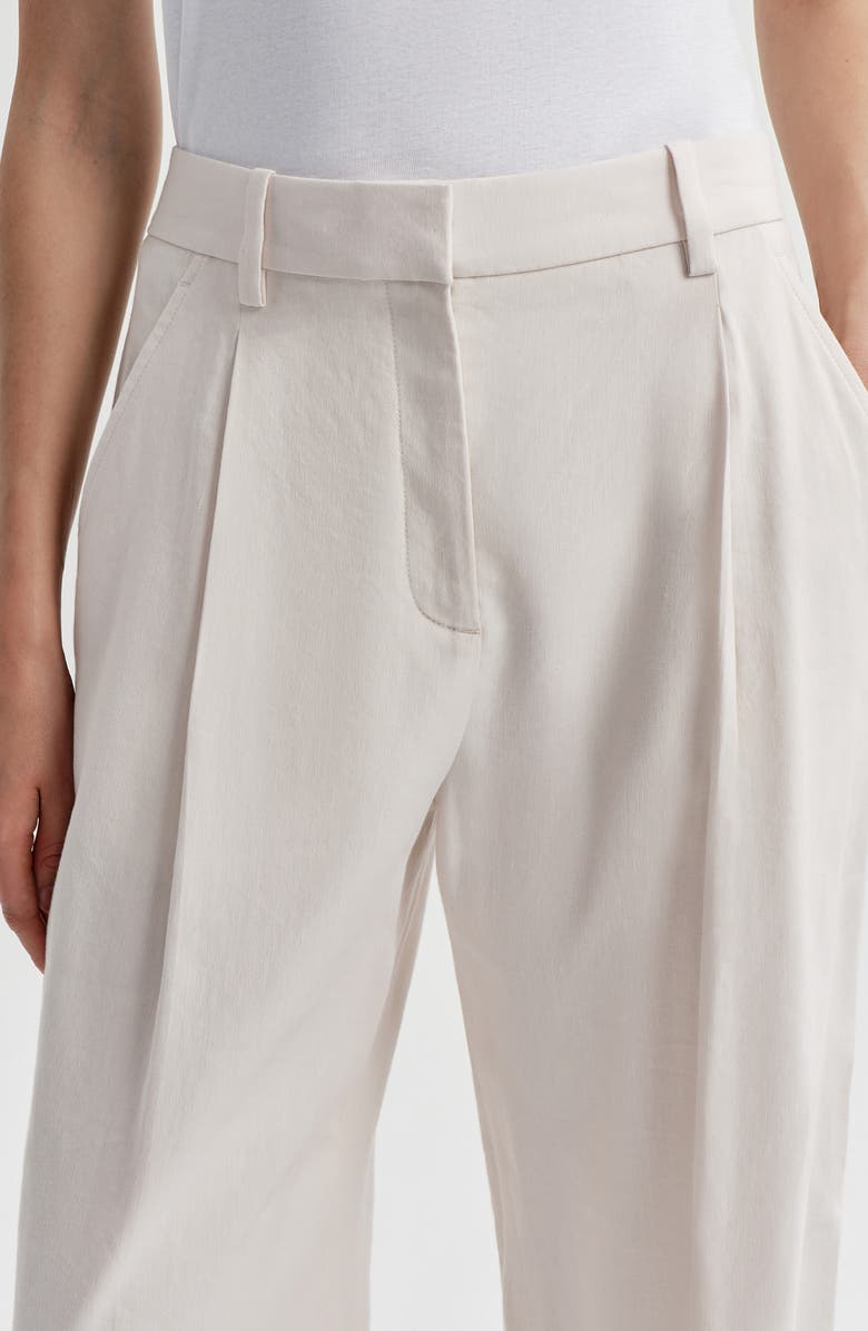 A.L.C. Winston Linen Blend Pants, Alternate, color, Buttercream