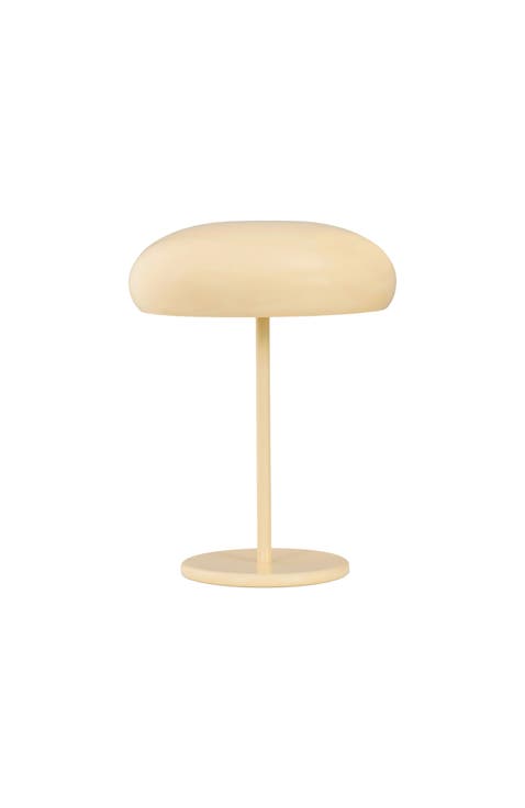 Ayla 15" Dimmable LED Table Lamp In Yellow Beige Finish