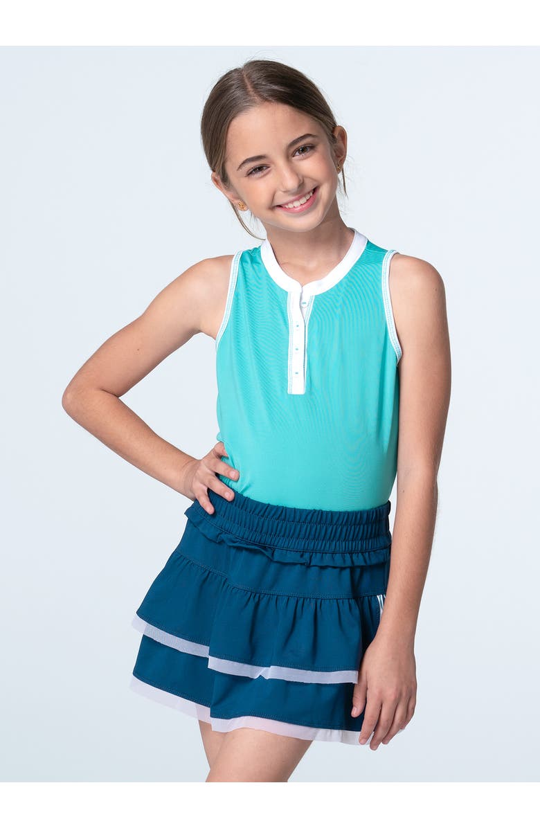 Lucky in Love Winner's Circle Skirt, Alternate, color, Navy