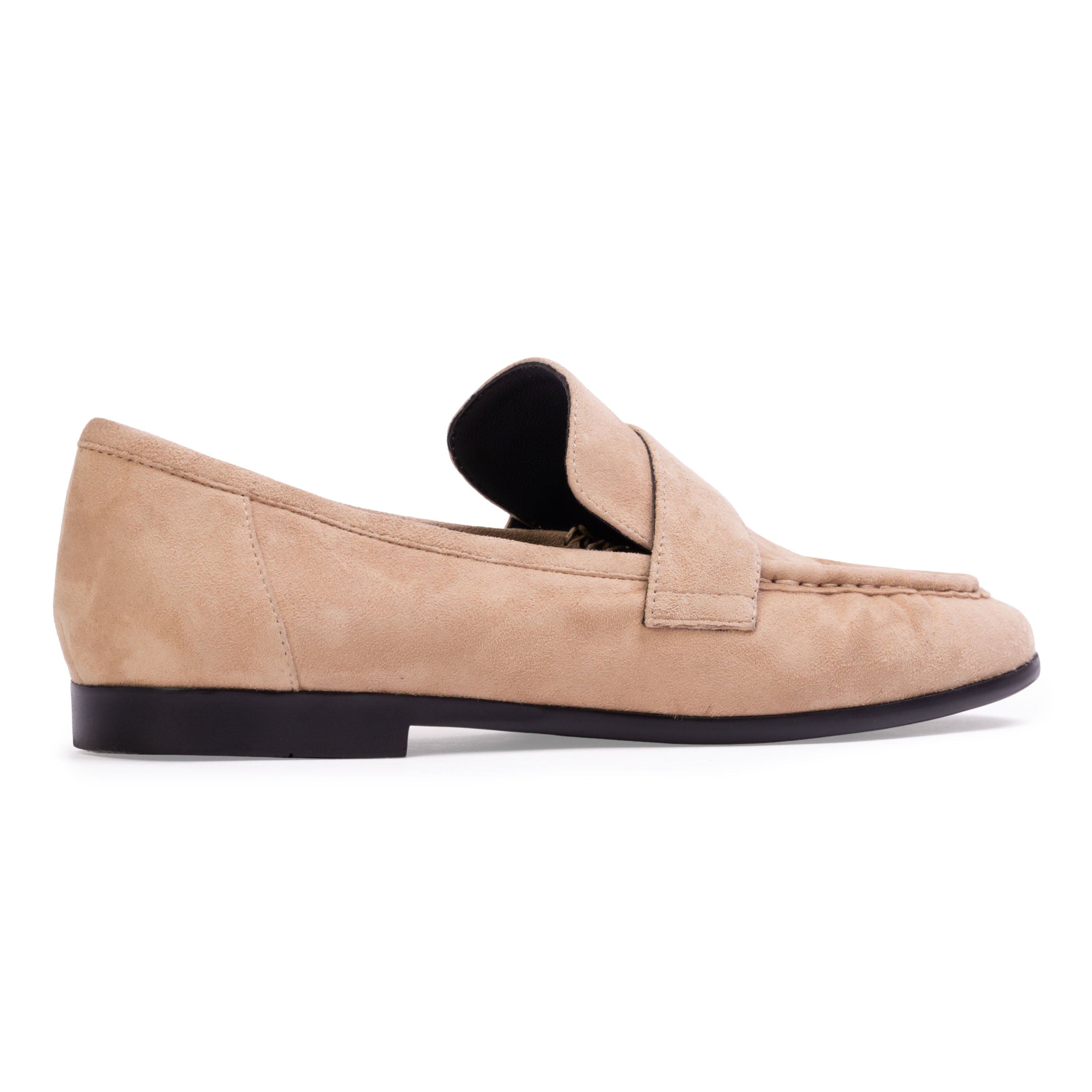 BLACK SUEDE STUDIO Arrow Suede Loafer, Alternate, color, Taupe Suede