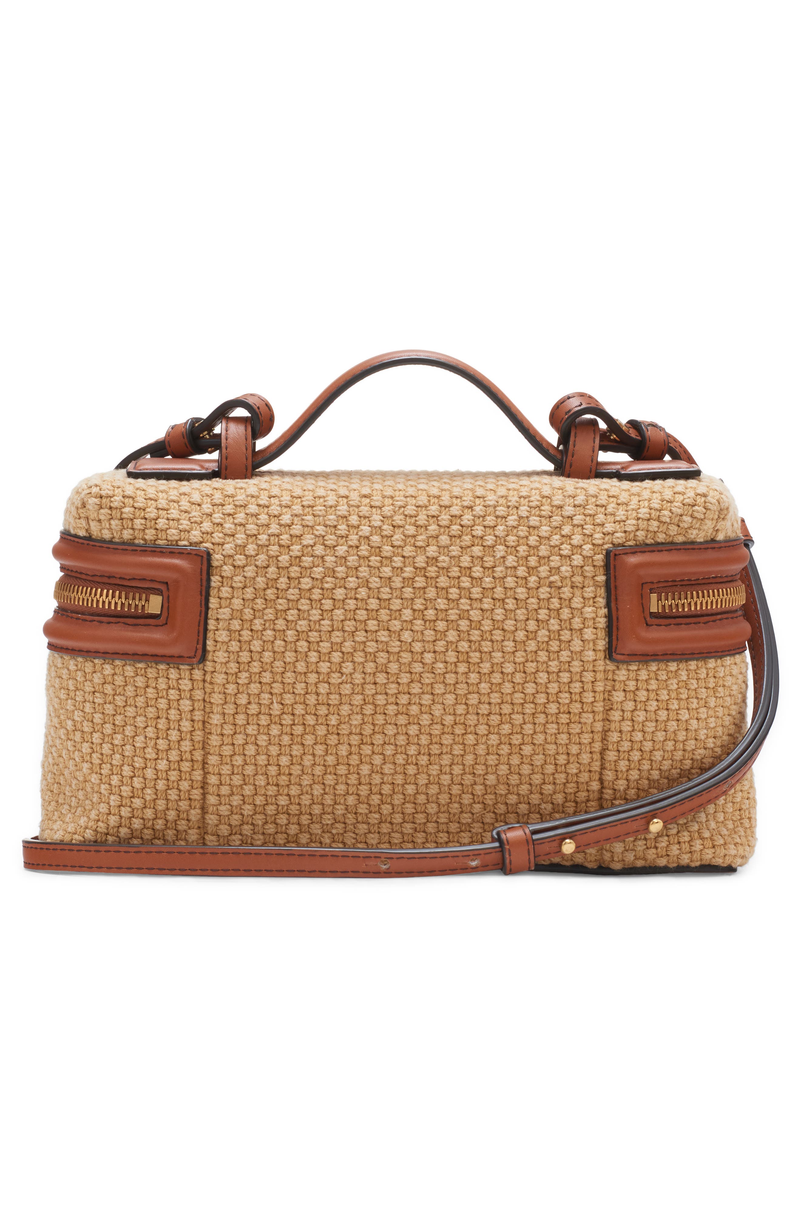 Bottega Veneta Bang Bang Jute Crossbody Bag, Alternate, color, 2678 Cane Sug/ Li Wo-Fo-Mb