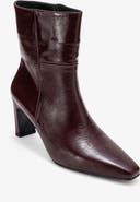 Forever & Always Shoes Kyoto Leather Block Heel Boot