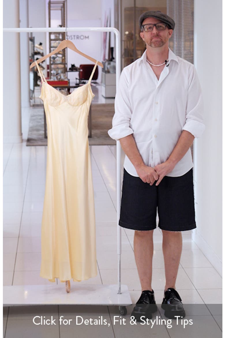 Felicity Lace & Satin Midi Dress video