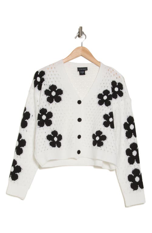 FORGOTTEN GRACE FORGOTTEN GRACE FLORAL OPEN STITCH CARDIGAN
