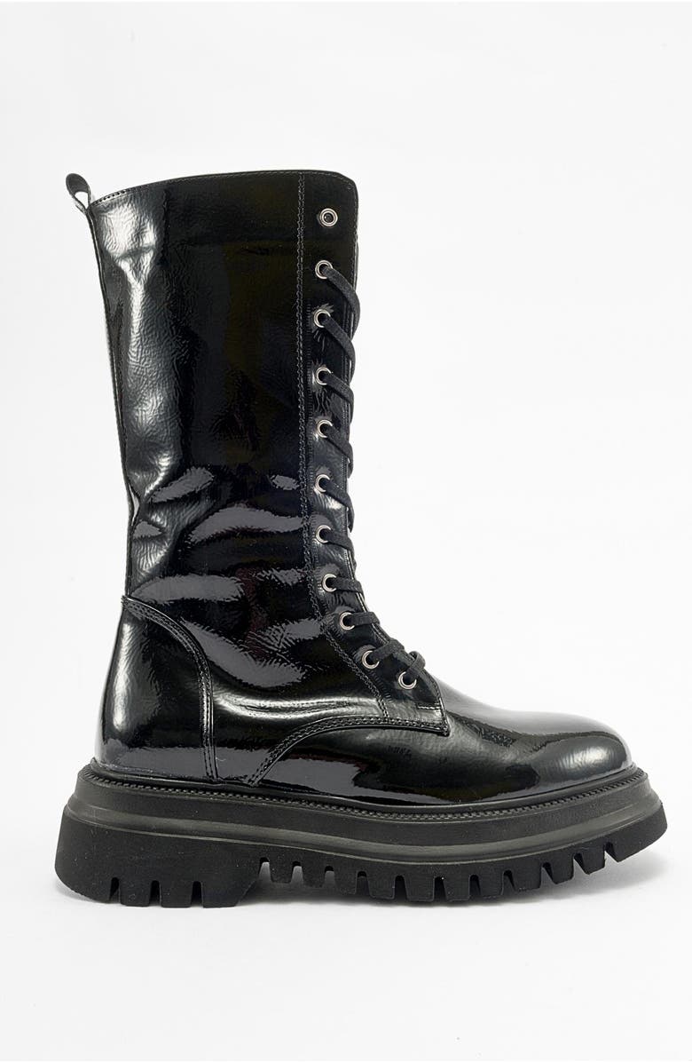 Prologue Shoes Piola Patent Combat Boot, Main, color,