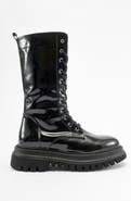 Prologue Shoes Piola Patent Combat Boot