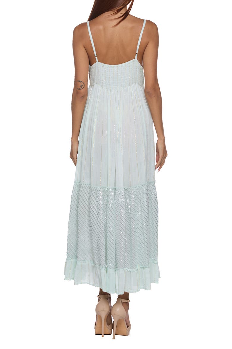 Embellished Maxi Sundress, Alternate, color, LIGHT GREEN