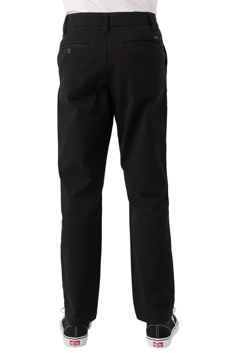 Kids' Transporter Standard Fit Stretch Cotton Chinos, Alternate, color, BLACK