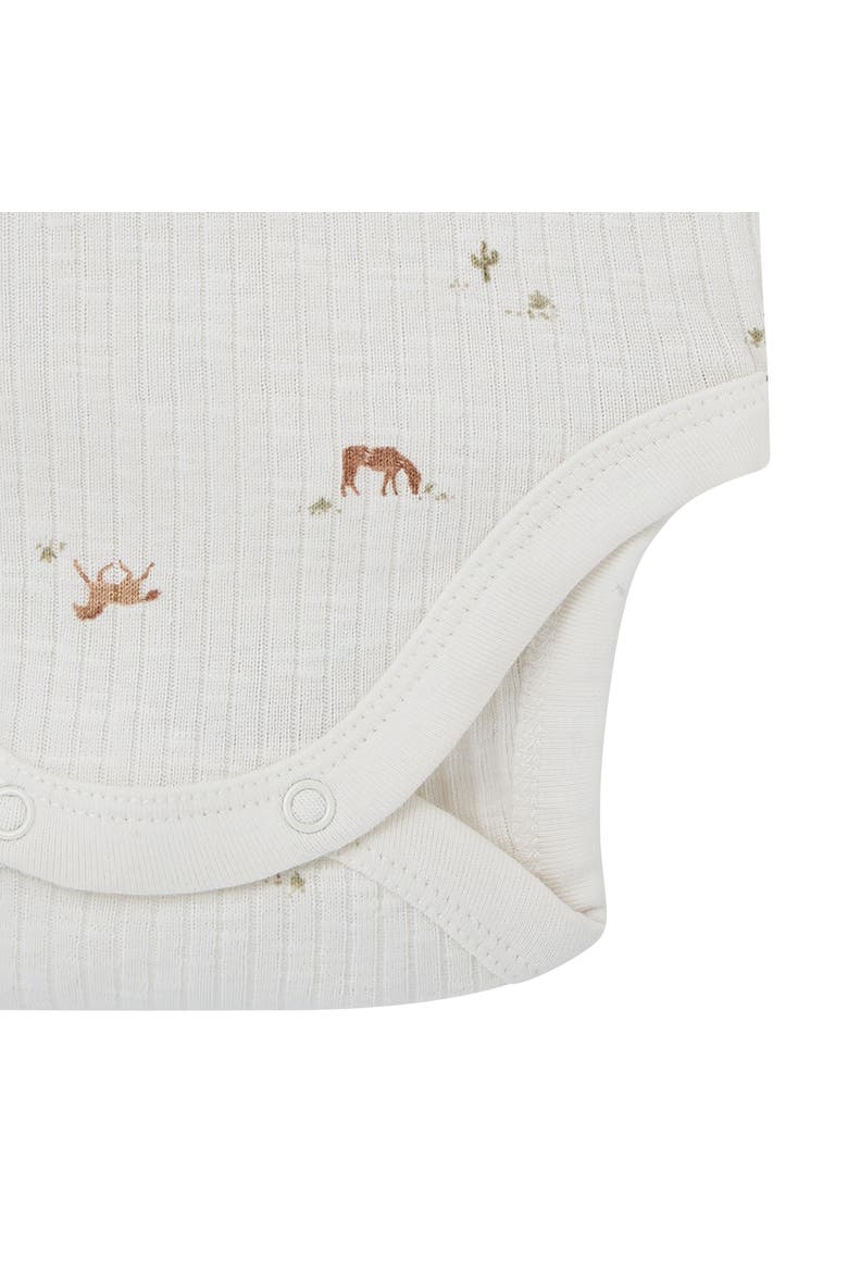 Neutral Bodysuit and Shorties Set, Alternate, color, Horse Barn