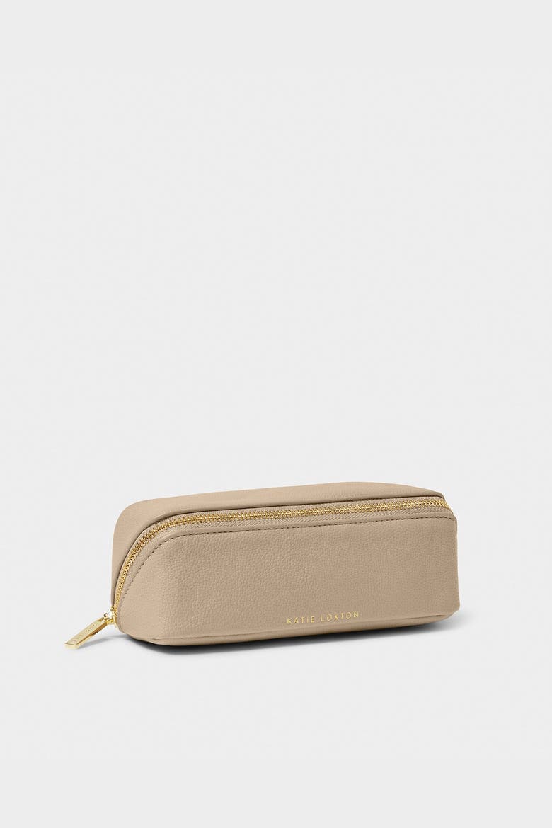 Small Make Up and Toiletry Bag, Main, color, Light Taupe