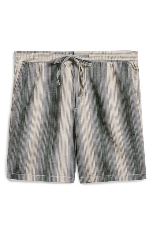 John Varvatos David Drawstring Shorts In Moss
