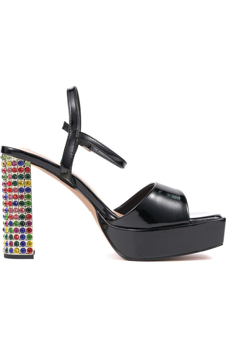 LADY COUTURE Pretty Sandal, Alternate, color, Black