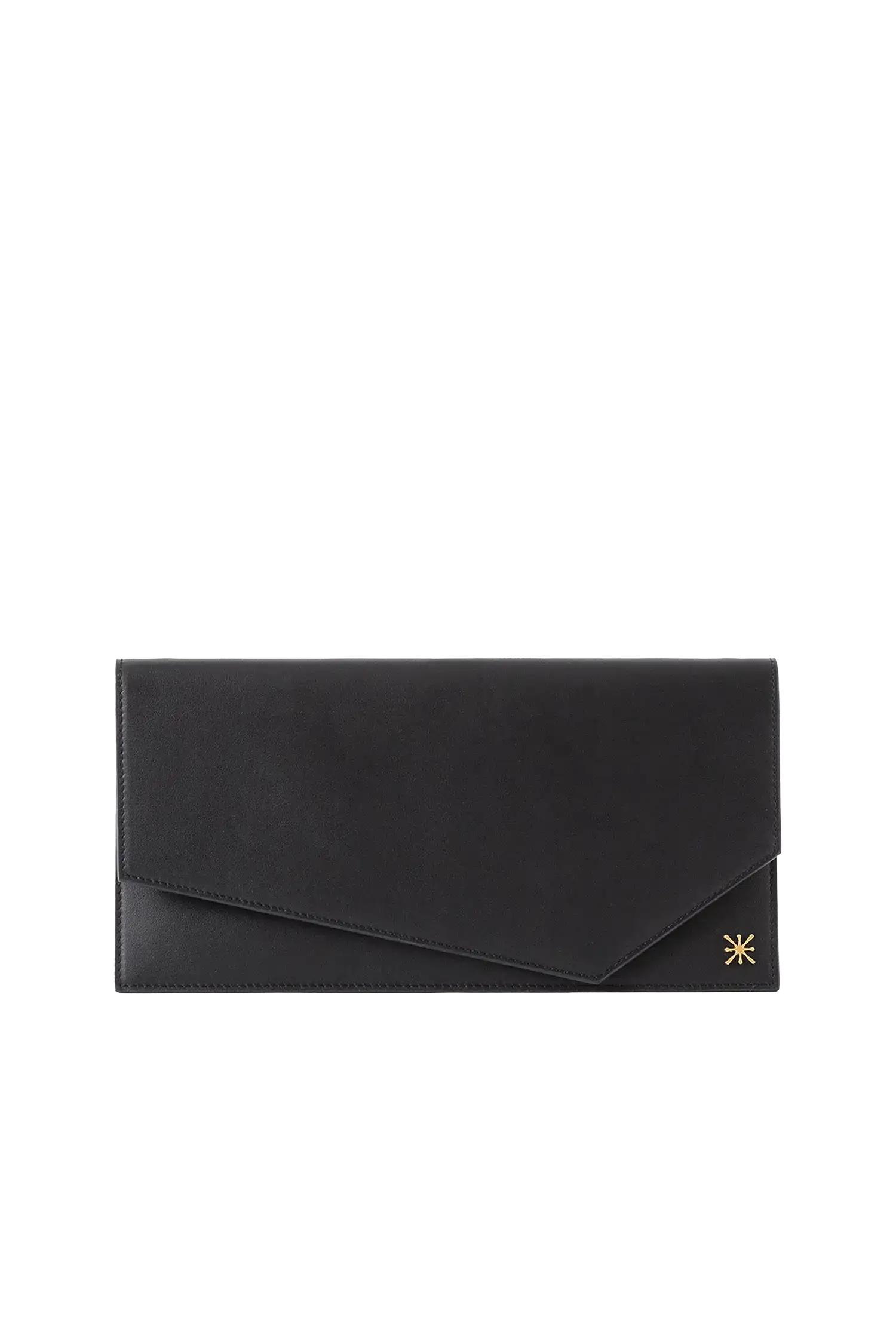 Esthera 1AM Leather Envelope Bag, Main, color, Black