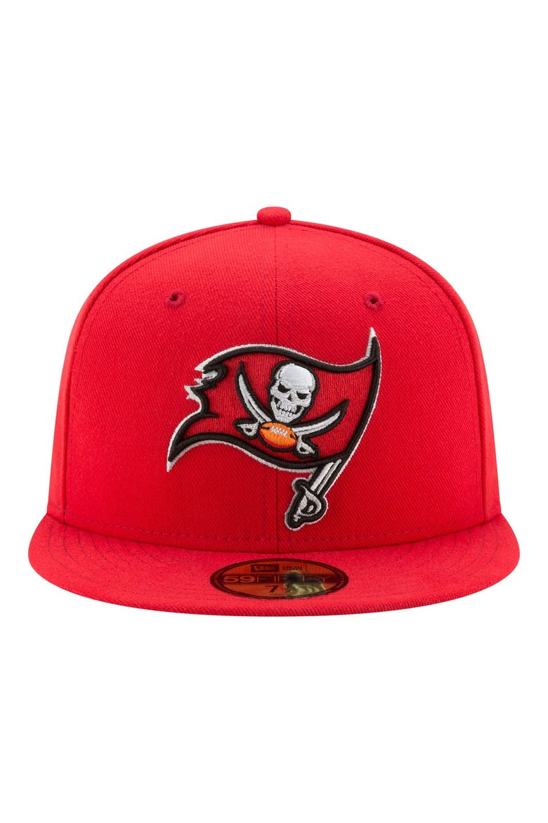Men's New Era Red Tampa Bay Buccaneers 59FIFTY Fitted Hat, Alternate, color, Red