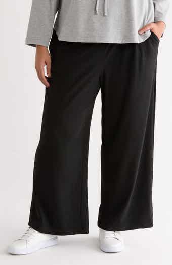 MAX STUDIO Drawstring Waist Wide Leg Pants