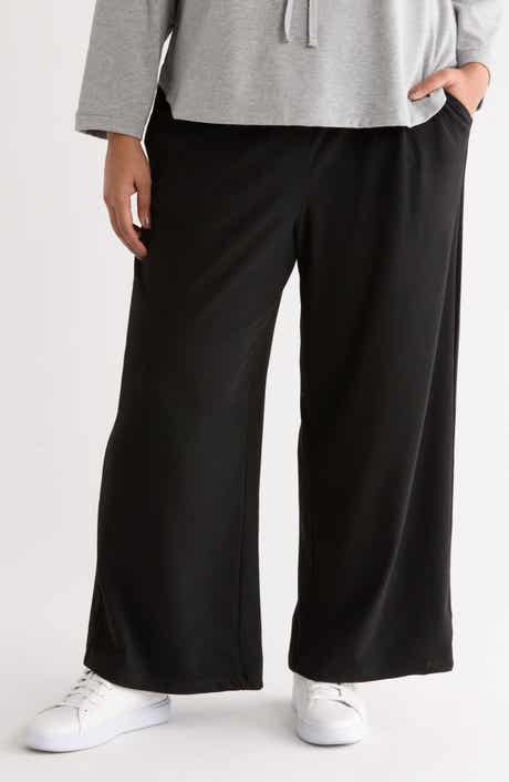 MAX STUDIO Drawstring Waist Wide Leg Pants