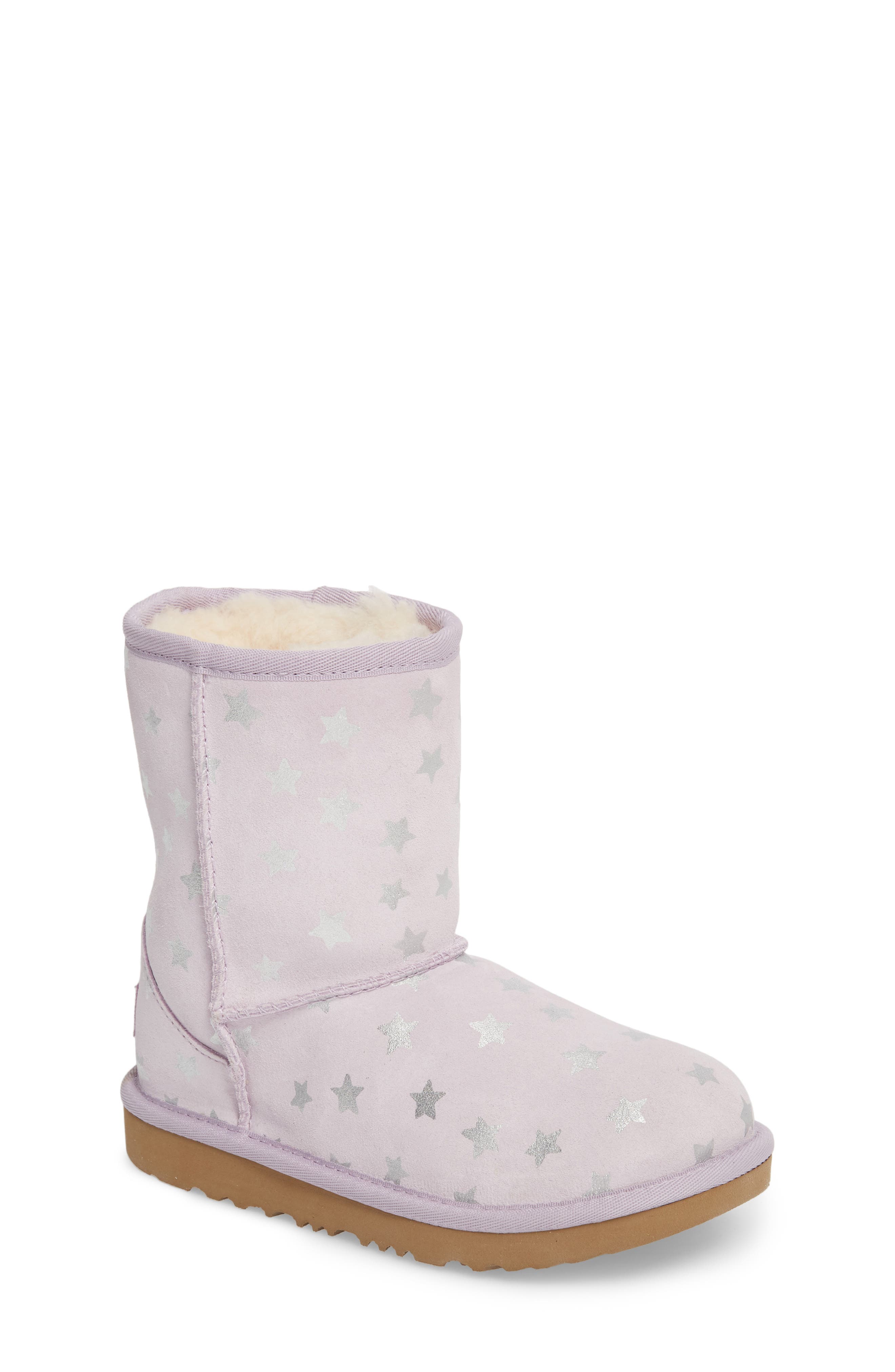UGG<sup>®</sup> Classic Short II Water Resistant Stars Boot, Main, color, 