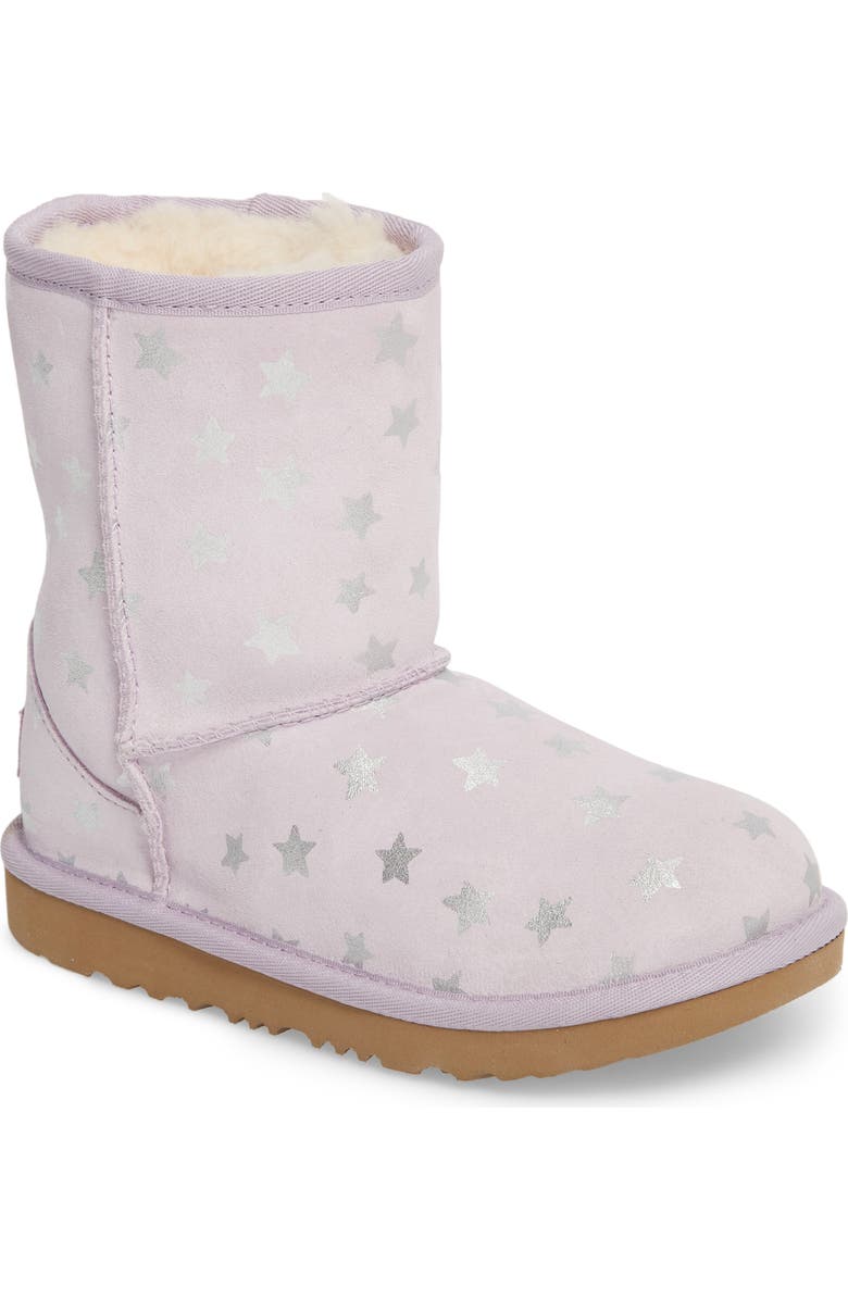 UGG<sup>®</sup> Classic Short II Water Resistant Stars Boot, Main, color,