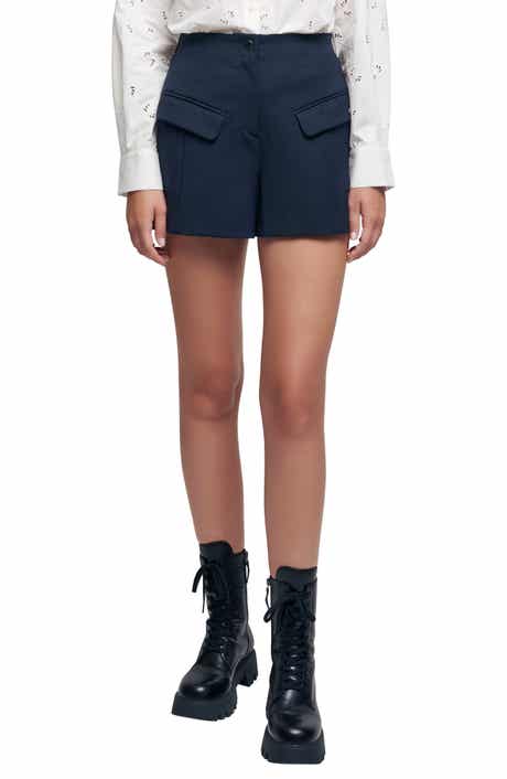 maje Lillie Flap Pocket Shorts