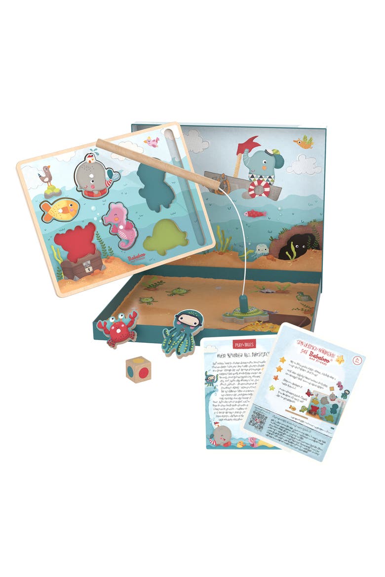 Wilma Whale Loves the Sea Fishing Game Puzzle, Alternate, color, Blue