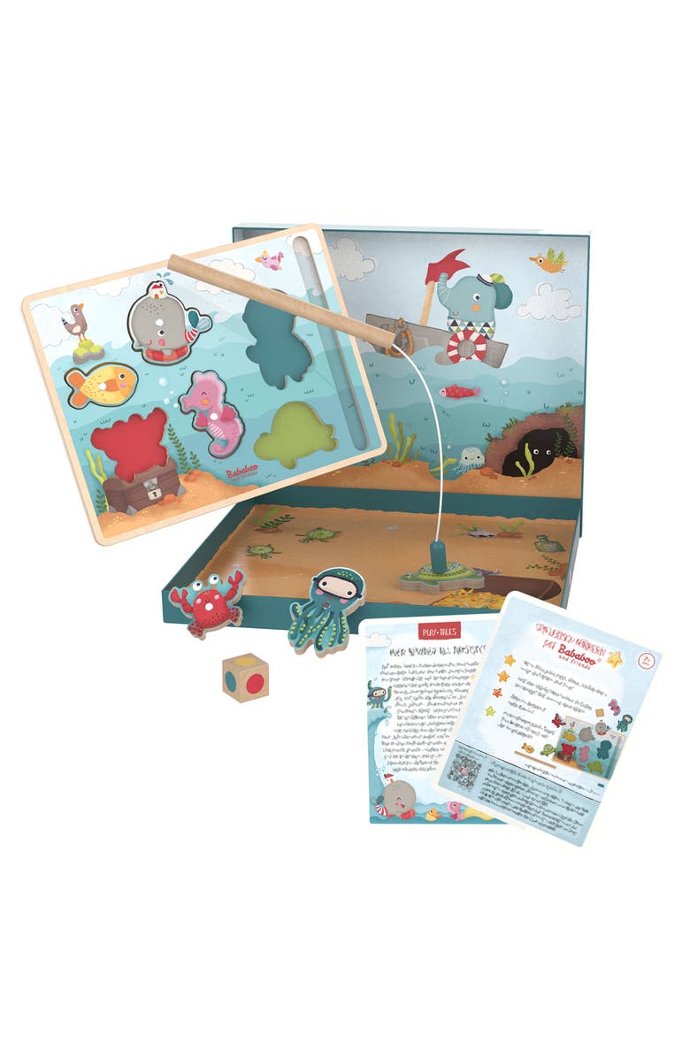 Bababoo and friends<sup>®</sup> Wilma Whale Loves the Sea Fishing Game Puzzle, Alternate, color, Blue