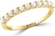 EFFY 14K Yellow Gold Cultured Freshwater Pearl Stackable Ring