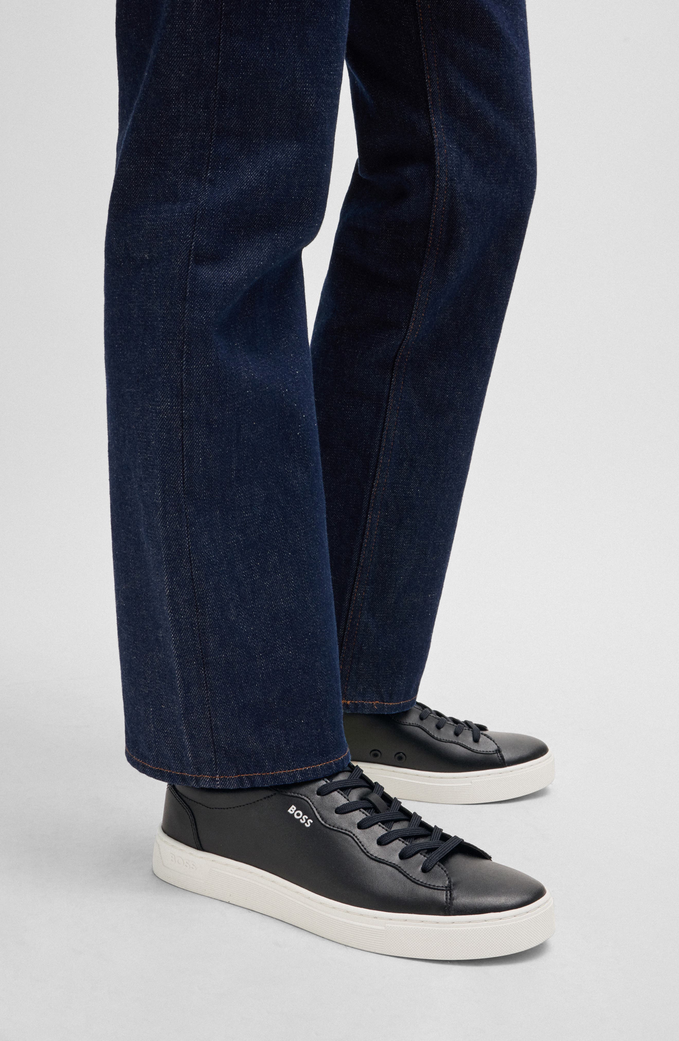 BOSS Rhys Sneaker, Alternate, color, Black