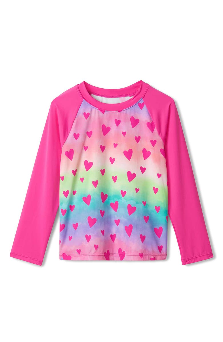 Hatley Kids' Kaleidoscope Long Sleeve Rashguard, Main, color,