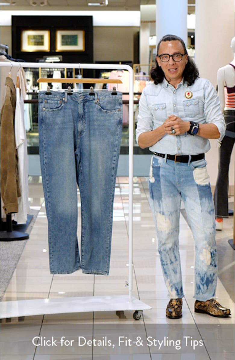 568<sup>™</sup> Loose Straight Leg Cotton & Linen Jeans, sales video thumbnail