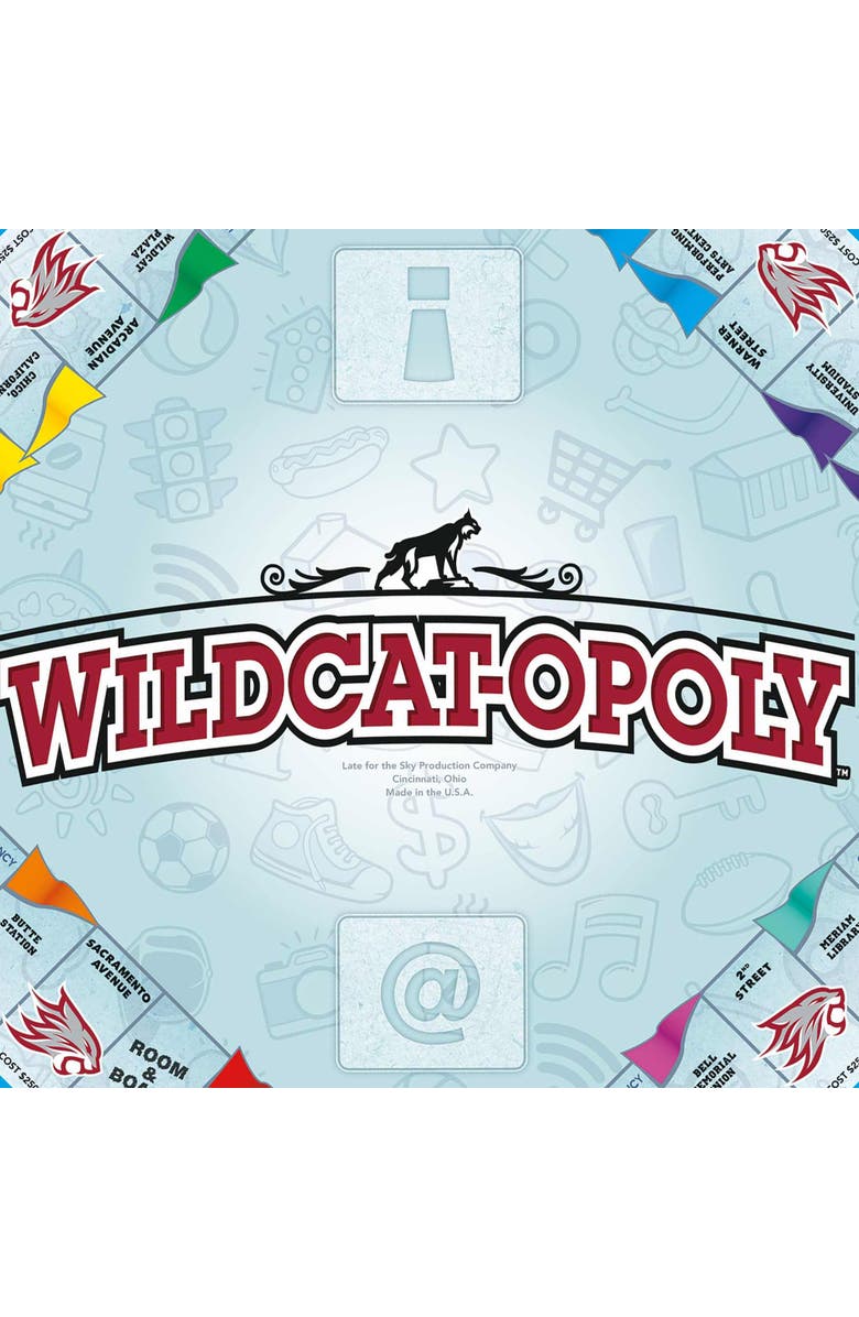 Late for the Sky Wildcatopoly Monopoly Board Game, Alternate, color, Multicolored