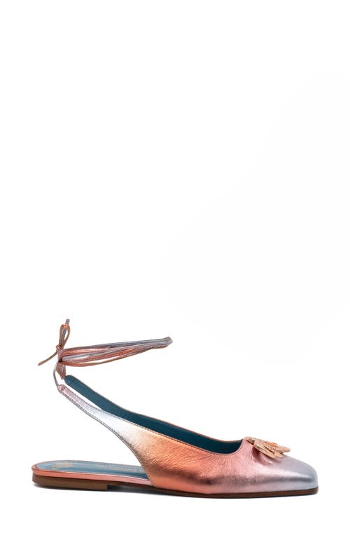 Valentina Rangoni Belinda Palm Tree Appliqué Flat