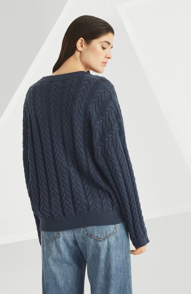 Brunello Cucinelli Dazzling T-shirt, Alternate, color, 