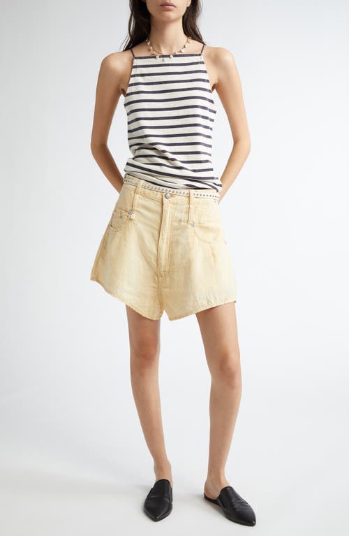 R13 Stripe Square Neck Tank