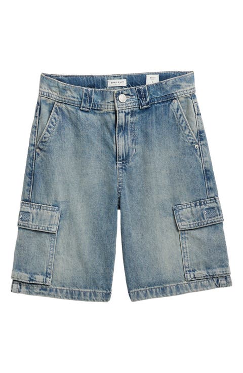Kids' Edgar Extreme Baggy Cargo Denim Shorts (Little Kid & Big Kid)