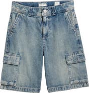 PacSun Kids' Edgar Extreme Baggy Cargo Denim Shorts