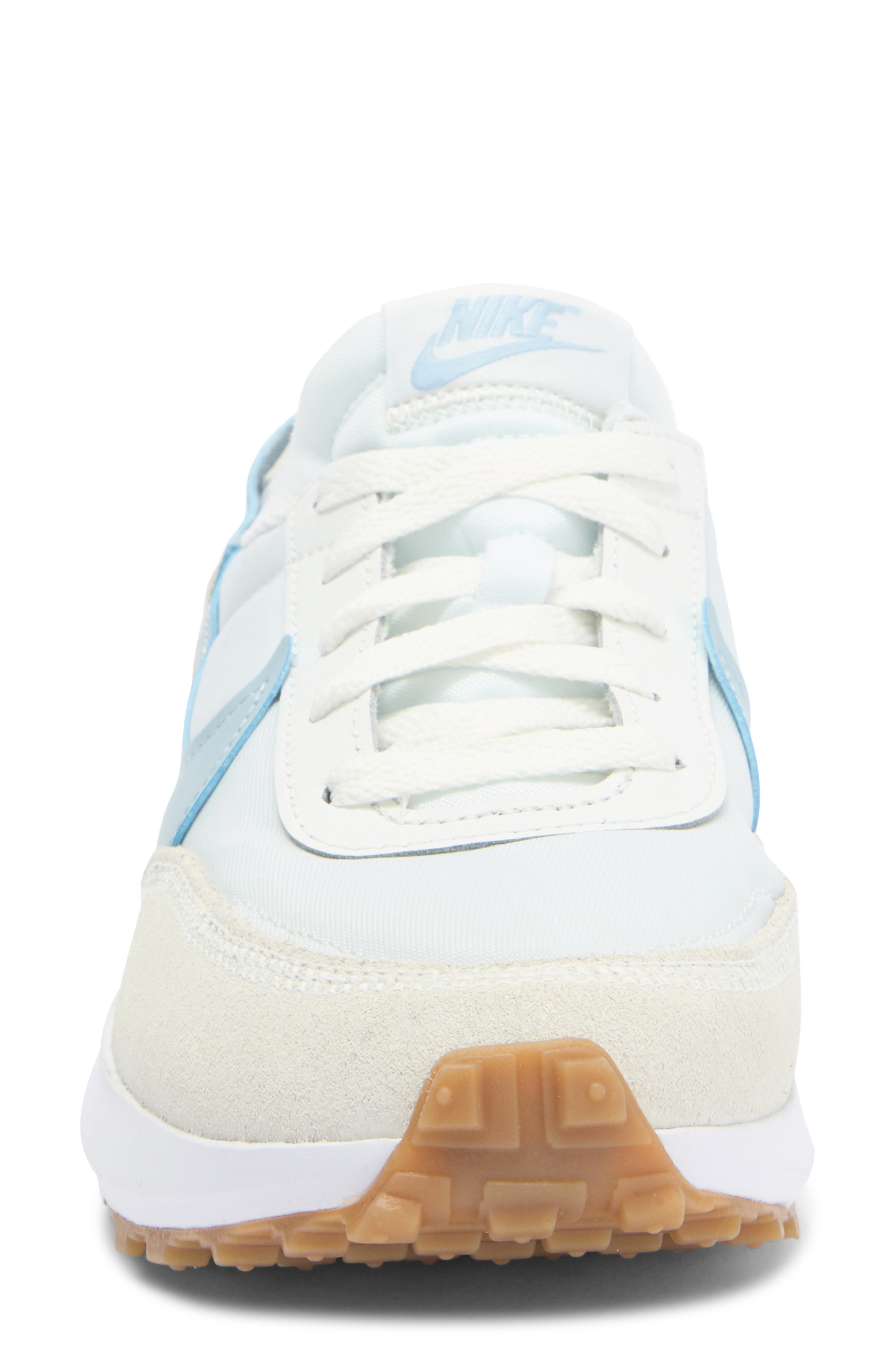 Nike Waffle Debut Sneaker, Alternate, color, Platinum Tint/ Blue-White