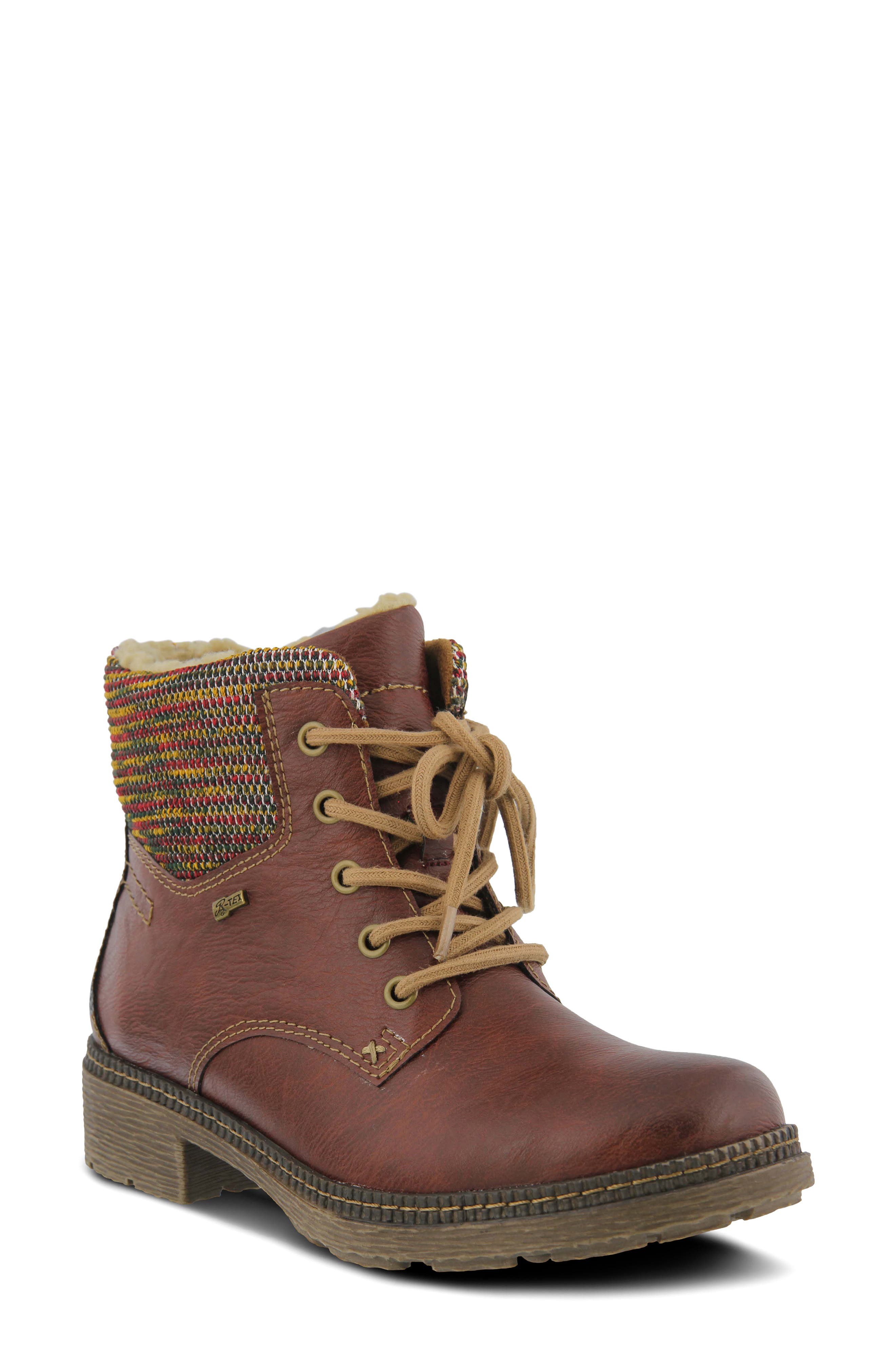 Marylee Water Resistant Bootie, Main, color, BORDEAUX