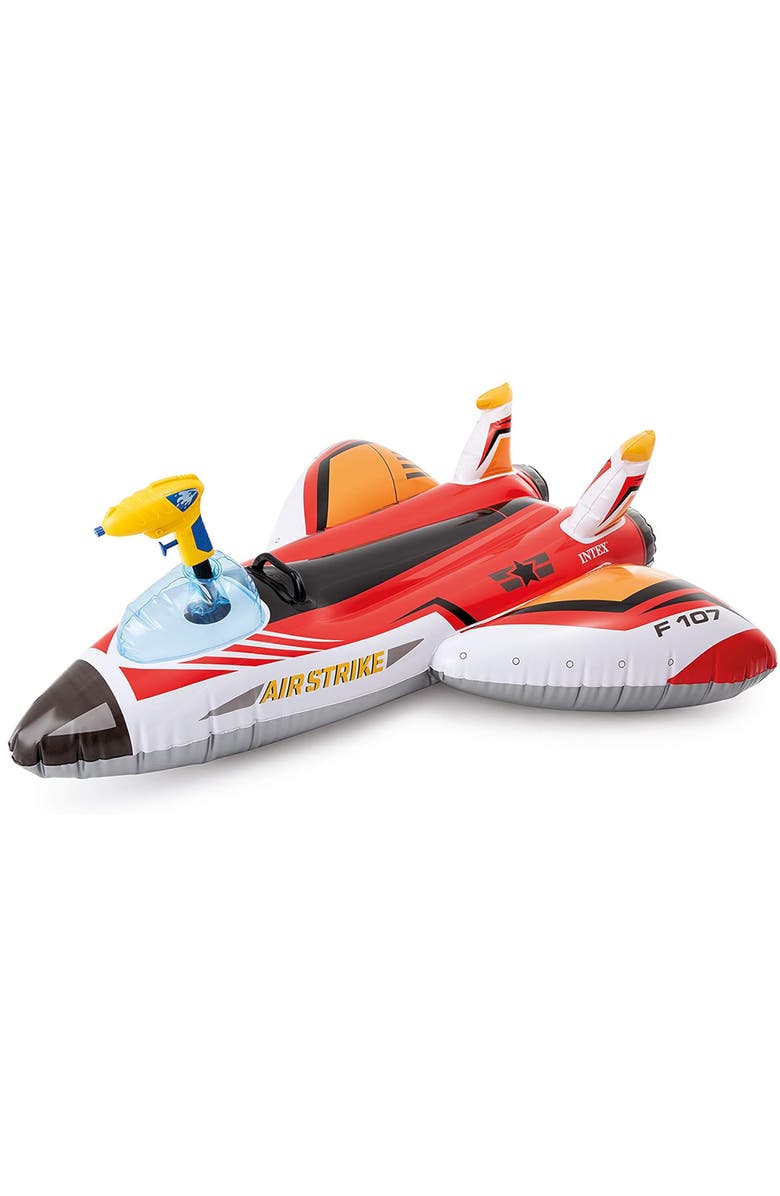 Intex Plane Rideon Pool Float W/ Water Gun, 88Lb Cap, Ages 3+, Main, color,