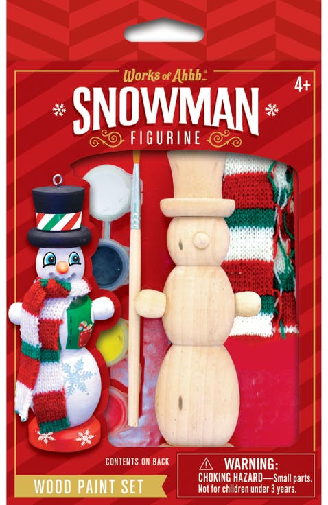 Nutcracker Snowman Ornament Paint Kit