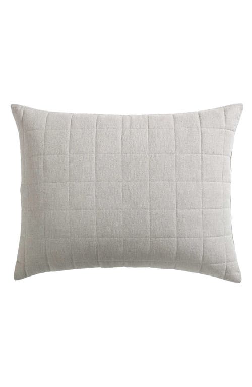 Calvin Klein Home Mélange Flannel Set Of 2 Pillow Shams In White