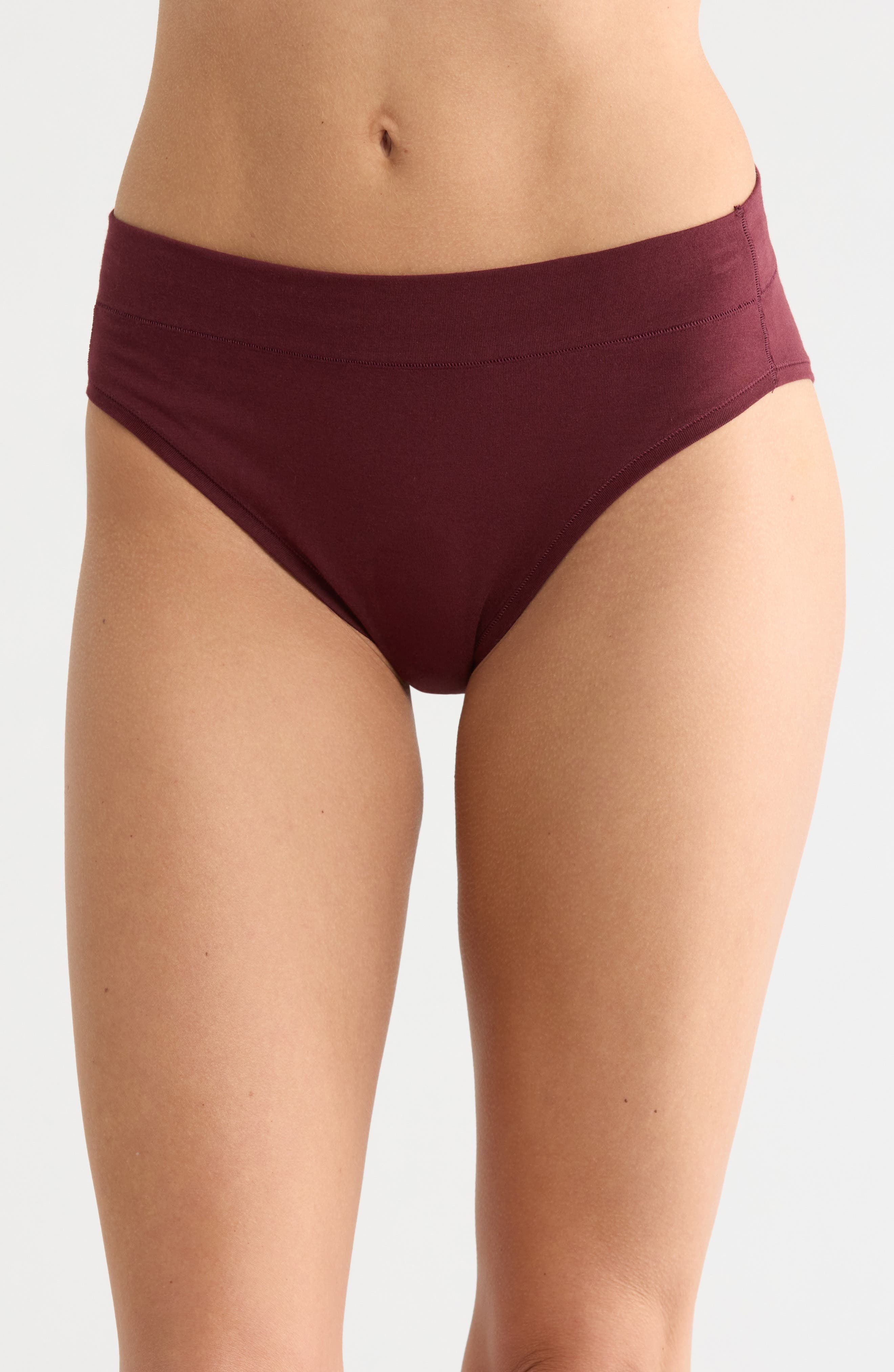 5-Pack High Cut Stretch Cotton Briefs