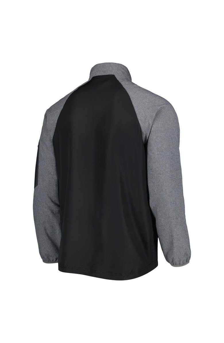 DUNBROOKE Men's Dunbrooke Black Arizona Cardinals Hurricane Raglan Full-Zip Windbreaker Jacket, Alternate, color, 