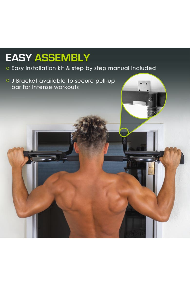 Multi-Grip Pull-Up Bar, Alternate, color, Black
