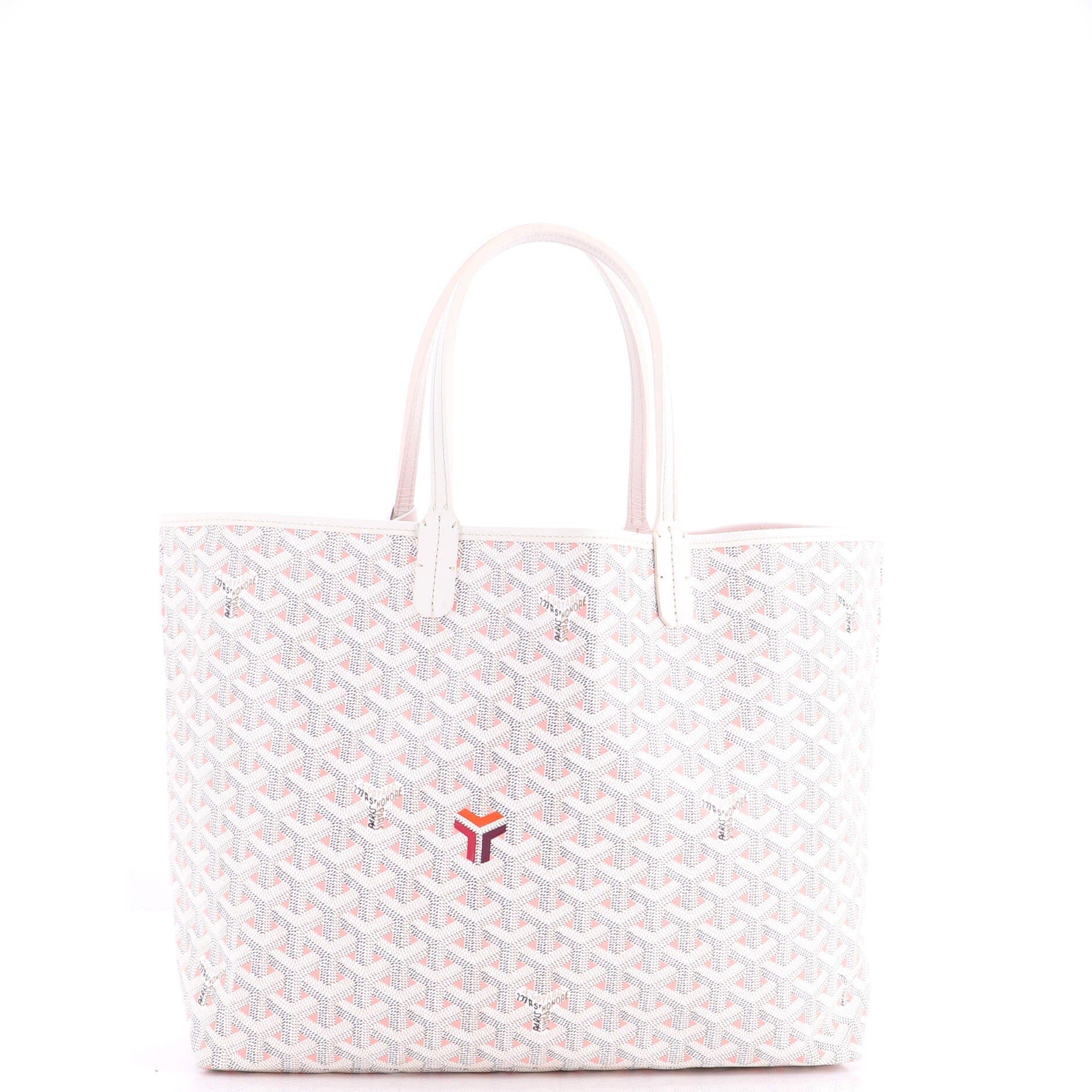 Pre-Owned Goyard Saint Louis Tote Claire Voie Coated Canvas PM, Alternate, color, Pink