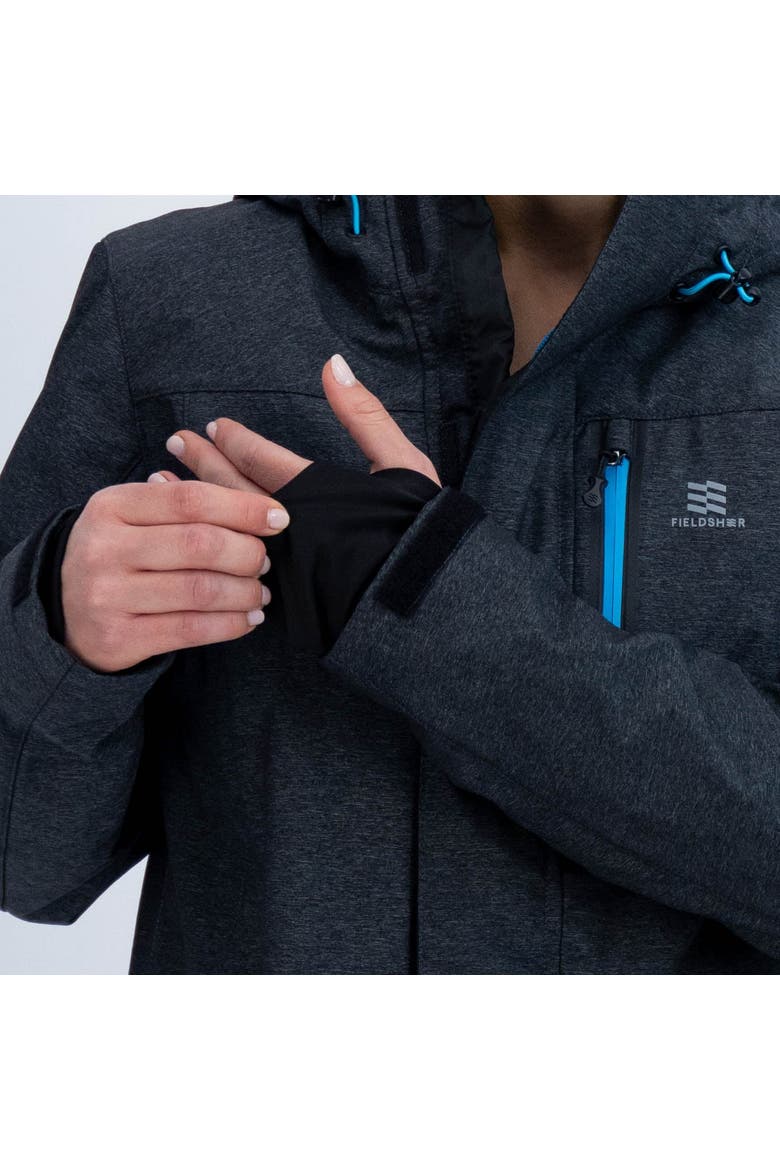 Adventure Waterproof Heated Jacket, Alternate, color, Heather Grey