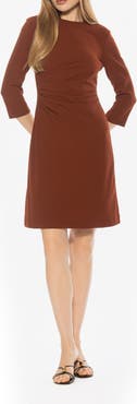 Alexia Admor Rio Crewneck Pleated Shift Dress