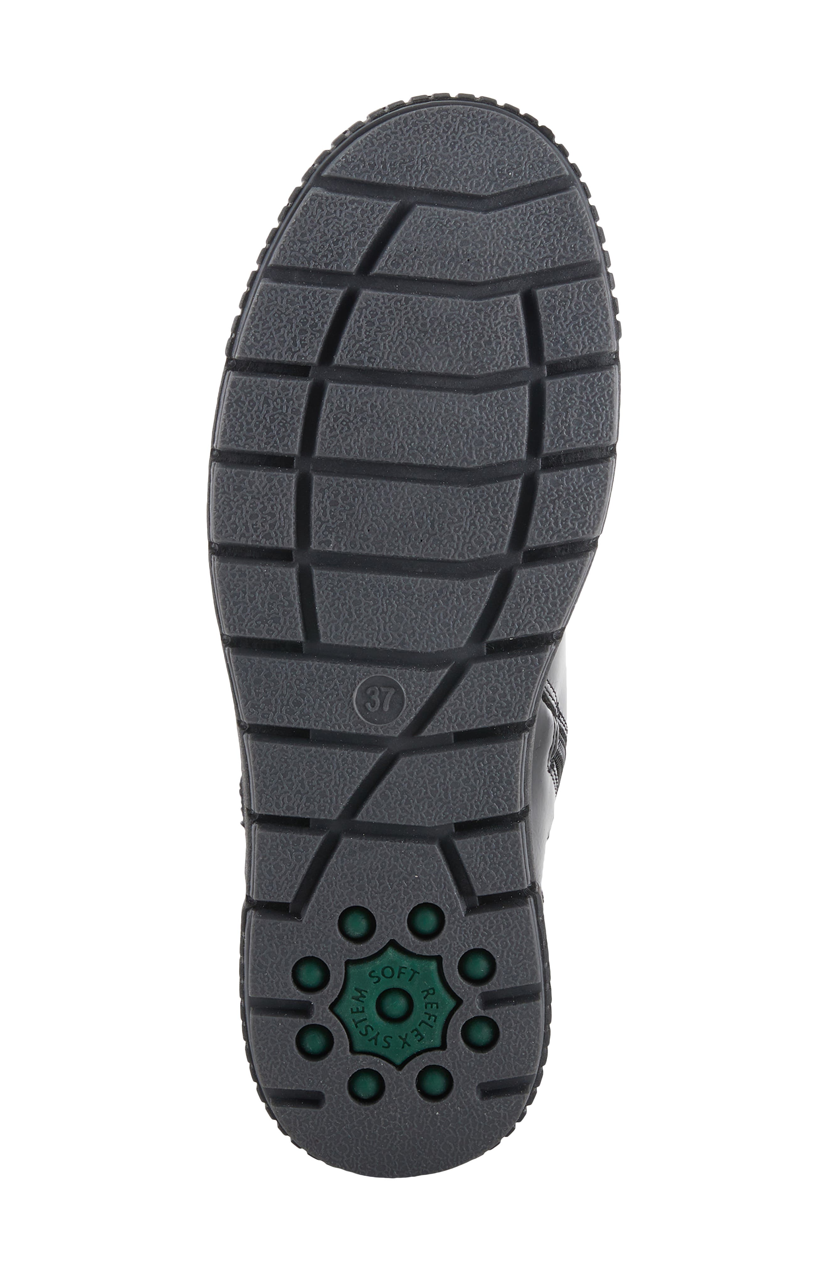 Spring Step Alps Water Resistant Faux Shearling Sneaker, Alternate, color, Black Patent